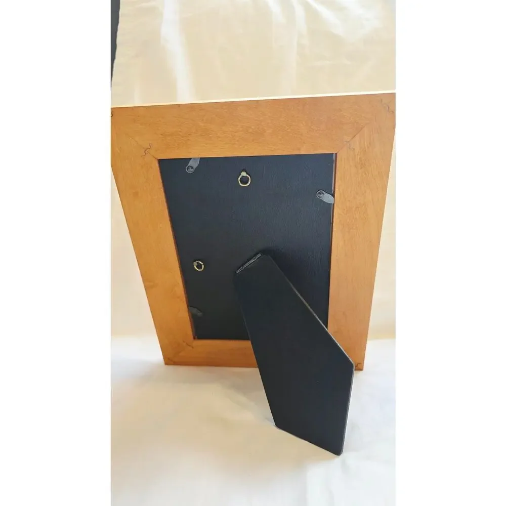 Western Cowboy Horse Wood 5x7 Picture Frame Rustic Southwest Cabin Lodge Decor